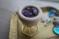 天然アメジストを使用した小型のディフューザー